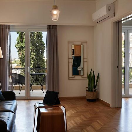 Chic One Bd Apartment With Hilton View Афины Экстерьер фото