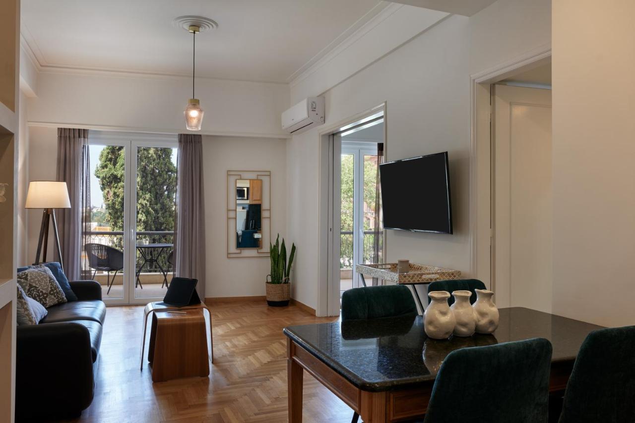 Chic One Bd Apartment With Hilton View Афины Экстерьер фото